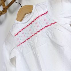 NEU! Baby Dior Tunika mit Häkelkragen